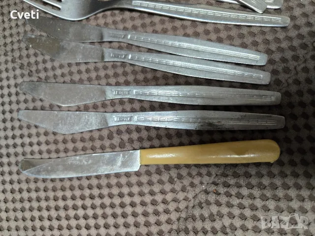 Прибори за хранене, вилици, лъжици и ножове , снимка 7 - Прибори за хранене, готвене и сервиране - 48535525