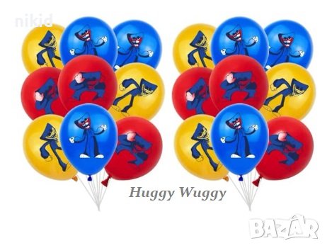  Хъги Лъги Huggy Wuggy Обикновен надуваем латекс латексов балон парти