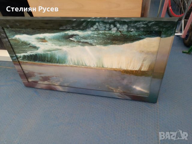 картина пейзаж с маслени бой -цена 100лв -размер 135/70см -внос  Холандия 0899293916 VIBER за въпрос, снимка 2 - Картини - 27998022