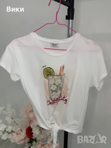 Тениска Liu Jo размер XS-S, снимка 5 - Тениски - 49692989