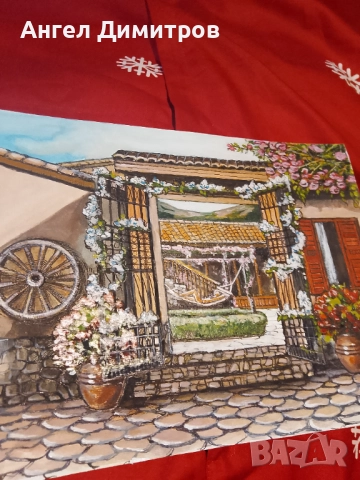 Красив акварел , снимка 2 - Картини - 51619692