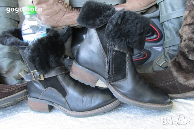 топли кафяви дамски боти, кубинки, ботуши,N- 38, Weather Rated Winter Snow Boots, естествена кожа +, снимка 10 - Дамски боти - 33415755