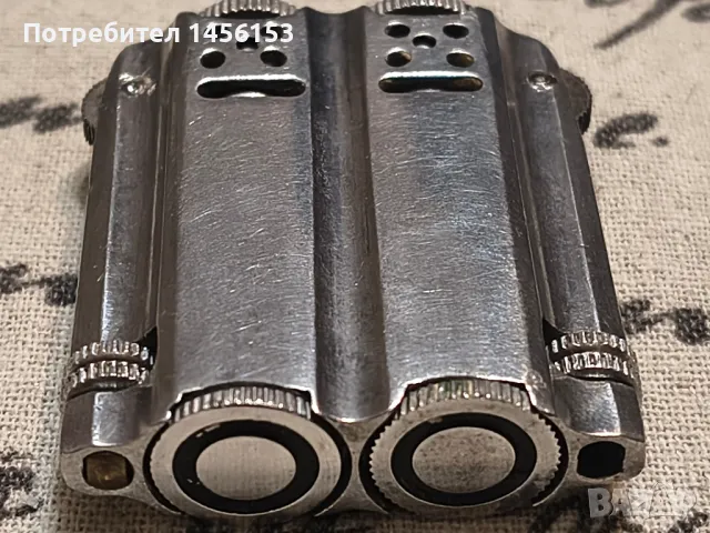 Полска алуминиева бензинова запалка (Саботьорка) от 1940 г,работещо състояние,много запазена, снимка 3 - Антикварни и старинни предмети - 49406638