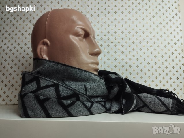 12 - Мъжки шал кашмир , снимка 2 - Шалове - 43328146