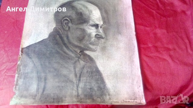 Стара картина въглен Дина Николова Станчева