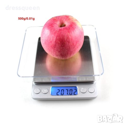 1764 Прецизна бижутерска електронна везна 500 г., висока точност до 0.01 г., снимка 7 - Други стоки за дома - 44128570