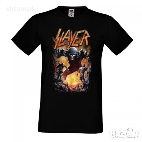 Мъжка тениска Slayer 23, снимка 2 - Тениски - 32918114
