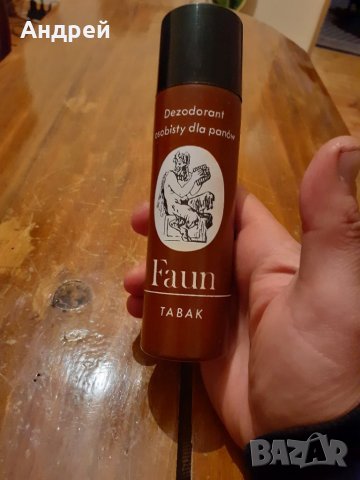 Стар дезодорант Faun Tabak, снимка 2 - Други ценни предмети - 28187076