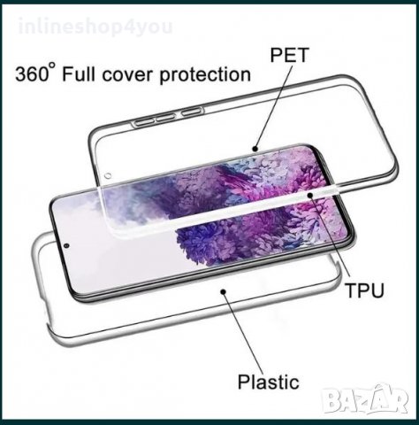 Прозрачен 360° Градуса Кейс за Samsung Galaxy S20FE / S20 FE, снимка 1