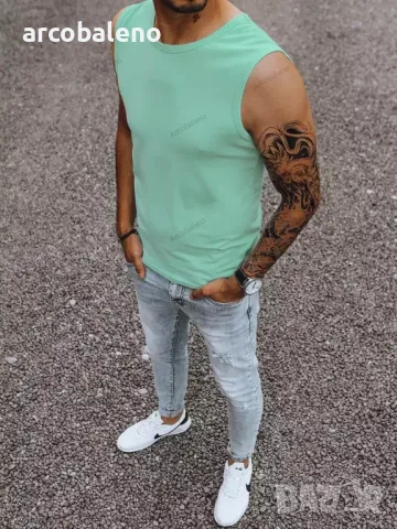 Мъжка тениска без ръкави, 4цвята , снимка 16 - Тениски - 49351069