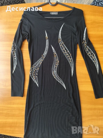 Нова ефектна рокля от ластично трико, снимка 3 - Рокли - 50628142