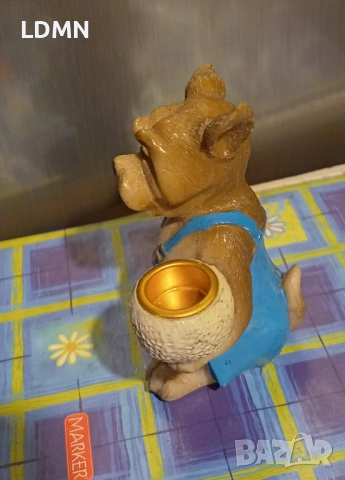 Фигурка - куче, снимка 3 - Статуетки - 52096813