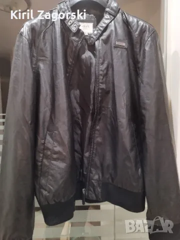 {PROMO} Мъжко кожено яке ECKO XL, снимка 3 - Якета - 48551018