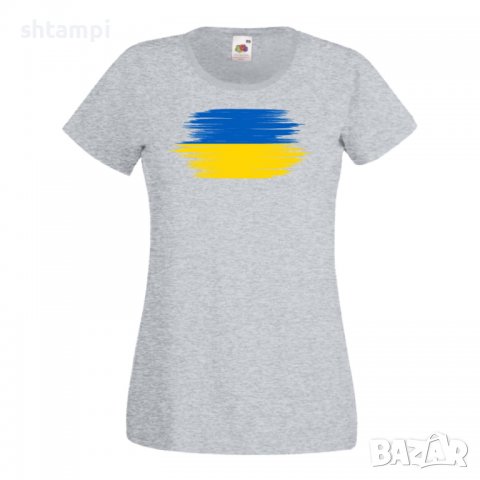 Дамска Тениска Ukraine Flag 2 спрете войната,подкрепям Укркайна,, снимка 3 - Тениски - 37213736