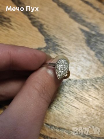 Сребърен пръстен (104), снимка 10 - Пръстени - 39723056
