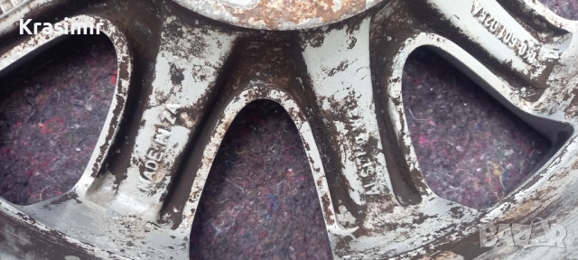 Оригинални VW алуминиеви джанти 15'' 5x112 ET50 – Borbet Germany, снимка 6 - Гуми и джанти - 51463928