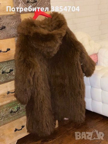 Палто 100% лисица*115см дължина, снимка 6 - Палта, манта - 43591139