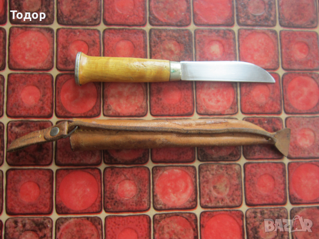 Страхотен ловен нож финка с кания , снимка 2 - Ножове - 36530343