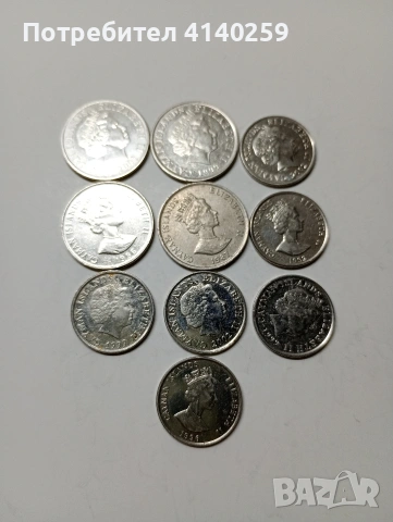 КАЙМАНОВИ ОСТРОВИ 25 ЦЕНТА 1999 2002 Г 10 ЦЕНТА 1996 Г 2002 Г , снимка 4 - Нумизматика и бонистика - 53092558