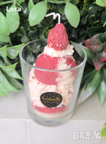 Ръчно изработена ароматна свещ 