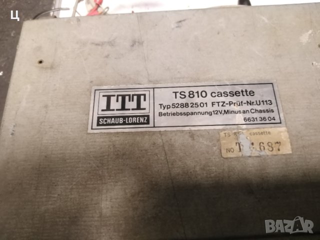 Ретро радиокасетофон ITT, снимка 3 - Радиокасетофони, транзистори - 43573304