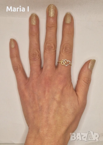 Дамски златни пръстени , снимка 6 - Пръстени - 53402183