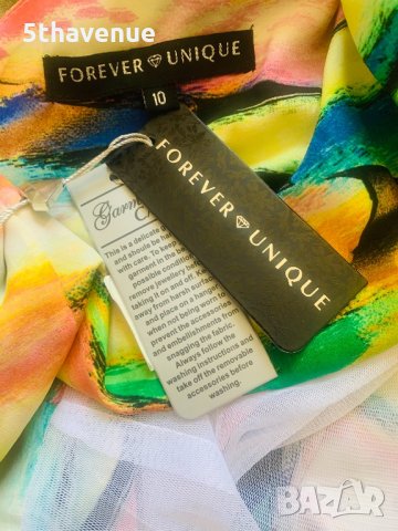 Forever Unique Нова официална елегантна дамска рокля с едно рамо, снимка 7 - Рокли - 32632780