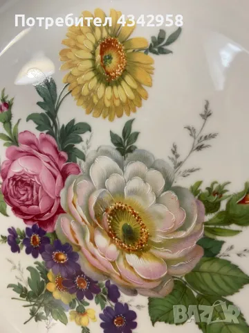 AK KAISER. Порцеланова чиния за стена. 1960-1970г. , снимка 3 - Антикварни и старинни предмети - 49602216