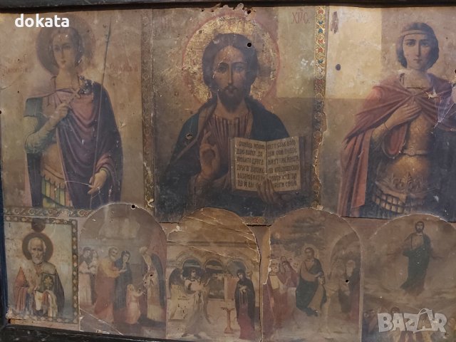 Стара Руска икона., снимка 5 - Други ценни предмети - 43450486
