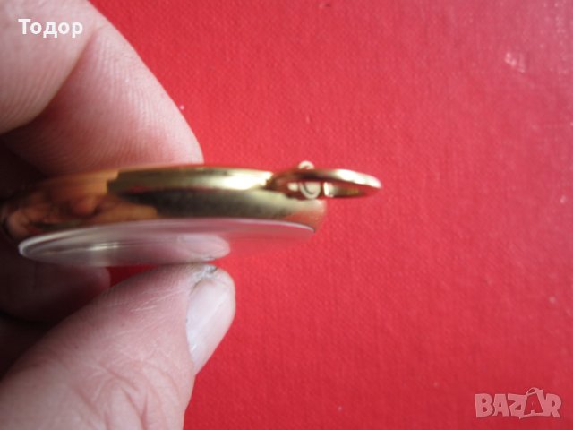 Уникален позлатен швейцарски джобен часовник , снимка 6 - Джобни - 28341324