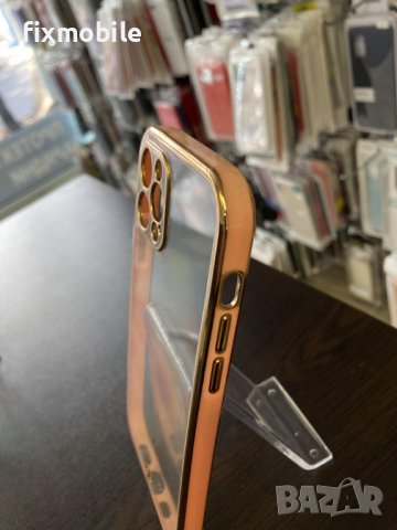 Apple iPhone 12 Pro Прозрачен кейс с кант, снимка 3 - Калъфи, кейсове - 38481456