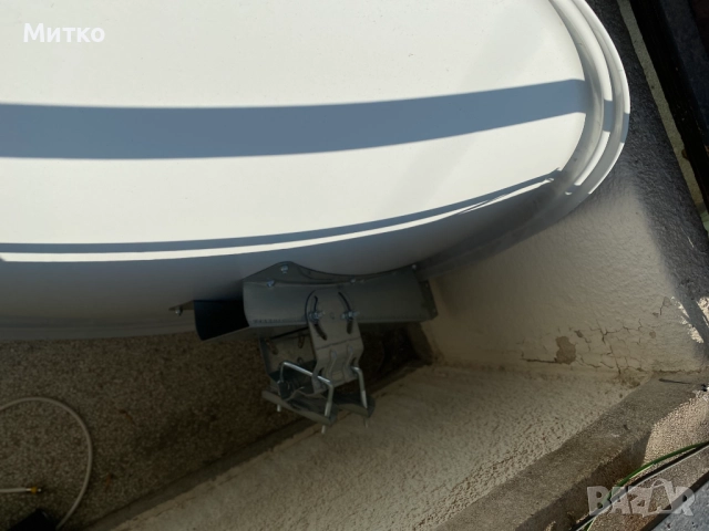 Офсетова чиния с конвертор и  мотор, снимка 3 - Приемници и антени - 52788190