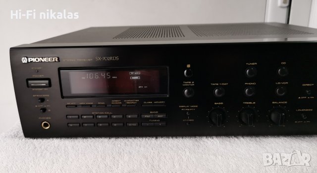 ТОП!!! Стерео усилвател ресийвър  PIONEER SX-702RDS, снимка 5 - Ресийвъри, усилватели, смесителни пултове - 43033369