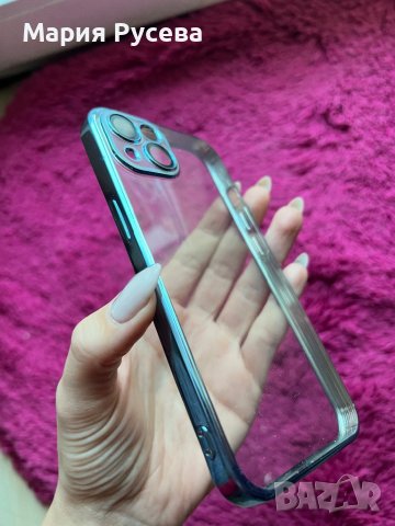 Кайс за iphone 13 sierra blue прозрачен, снимка 2 - Калъфи, кейсове - 39213128