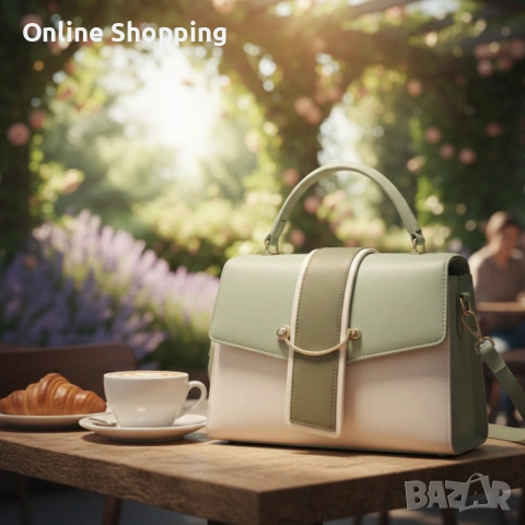 Елегантна дамска чанта в 7 цвята - компактна и стилна за всеки повод, снимка 3 - Чанти - 53270621