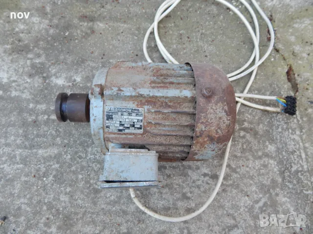 ел. двигател , ел мотор 1450 обм/мин трифазен, снимка 3 - Електродвигатели - 49430301