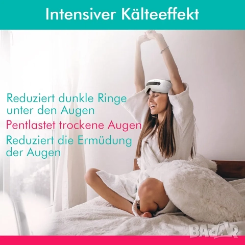 Интелигентен масажор за очи с термо- и криотерапия, Adamson A80, снимка 3 - Масажори - 52503028