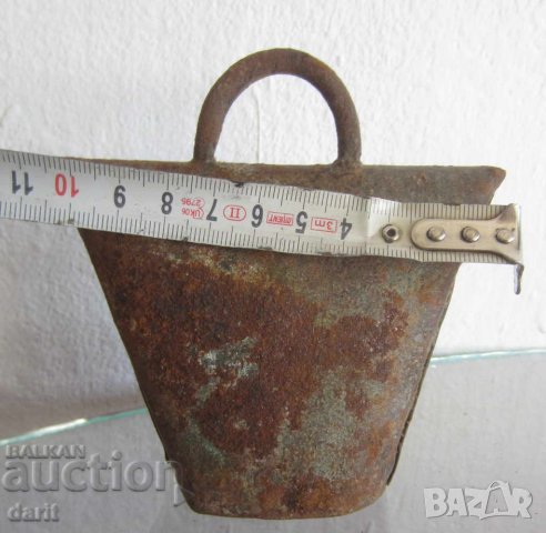 стара хлопка камбана чан метал ковано желязо, снимка 4 - Антикварни и старинни предмети - 28884541