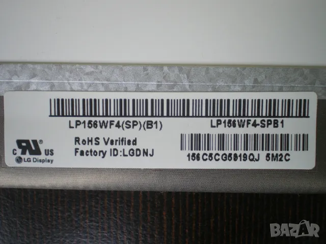 Матрица за лаптоп 15.6" LP156WF4-SPB1 LED Full HD AH-IPS, снимка 2 - Части за лаптопи - 49944842