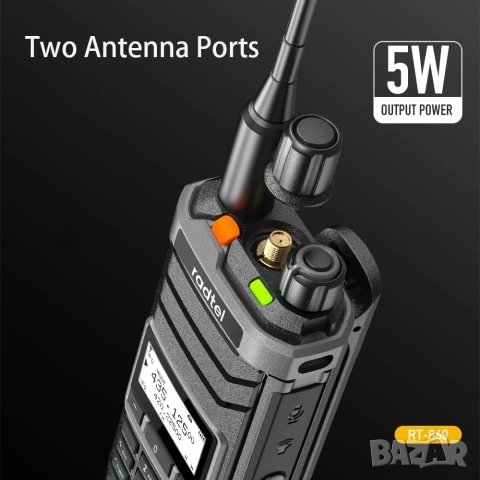 Radtel RT-860 радиостанция с пълен обхват (Full-Band RX) и SSB модулация, снимка 3 - Друга електроника - 52695529