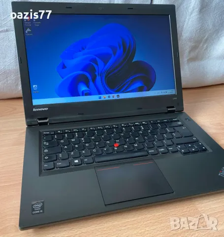 Бърз Като нов 14 инча Лаптоп Lenovo L440 i5 4-то поколение SSD 128 gb RAM  16  gb ОФИС инсталиран, снимка 3 - Лаптопи за работа - 50132768