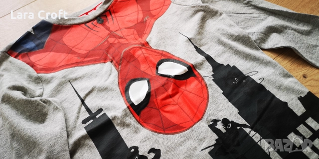 George блузка Marvel Spiderman 5-6 г., снимка 3 - Детски Блузи и туники - 52315313