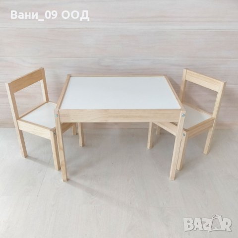 Детски комплект масичка с 2 стола