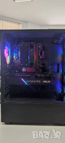 Продавам Добро Гейм PC Ryzen 7 5700/32Gb/512Gb SSD+1Tb HDD/RTX 2070 Super/Гаранция, снимка 7 - Геймърски - 53491252