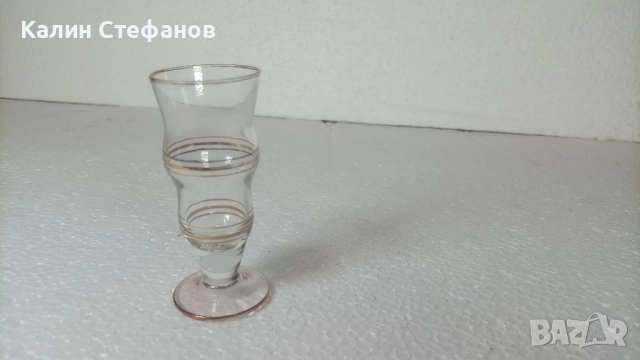 Ракиен комплект, златни кантове, столче, 50 мл, 6 бр, снимка 5 - Чаши - 51676201