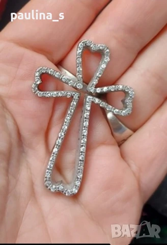 Винтидж / Два различни броя / Стар марков сребърен кръст "Lumani" / проба 925 , снимка 13 - Колиета, медальони, синджири - 41327631