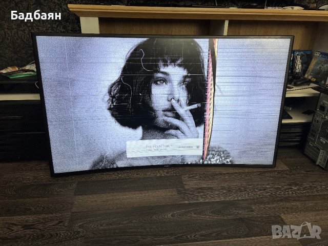 SAMSUNG UE49MU6279U (Curved) със счупена матрица ,BN44-00807H ,BN41-02568A ,WCM730Q ,CY-WK049HGLV5H, снимка 1