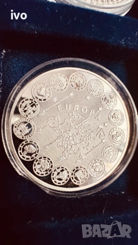 Немски канслери, посребрени медали, снимка 6 - Антикварни и старинни предмети - 50107701