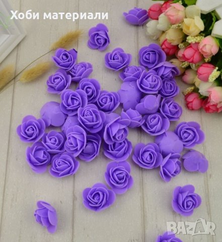 Роза фоам/гума 3.5см 500бр, снимка 2 - Други стоки за дома - 35458113