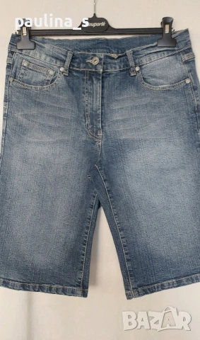 Три различни броя / Дамски маркови дънкови бермуди , снимка 13 - Къси панталони и бермуди - 53162100